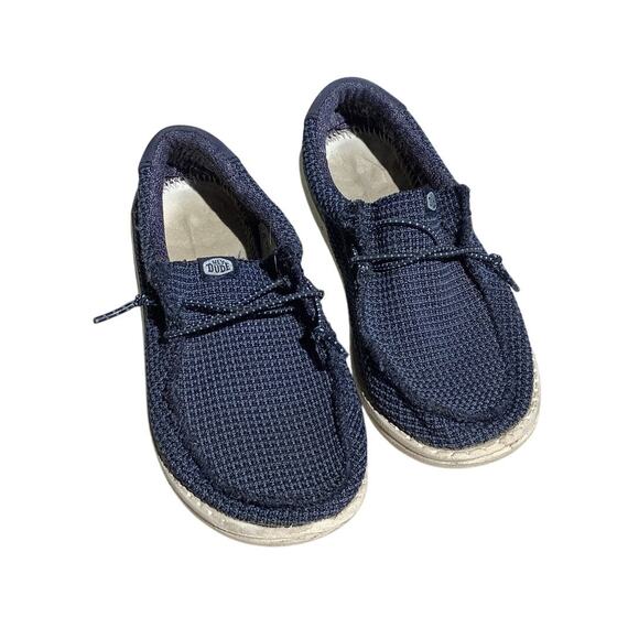 Hey Dude Child Size 2 — Navy, Slip-On, Sport Mesh - Picture 1 of 6